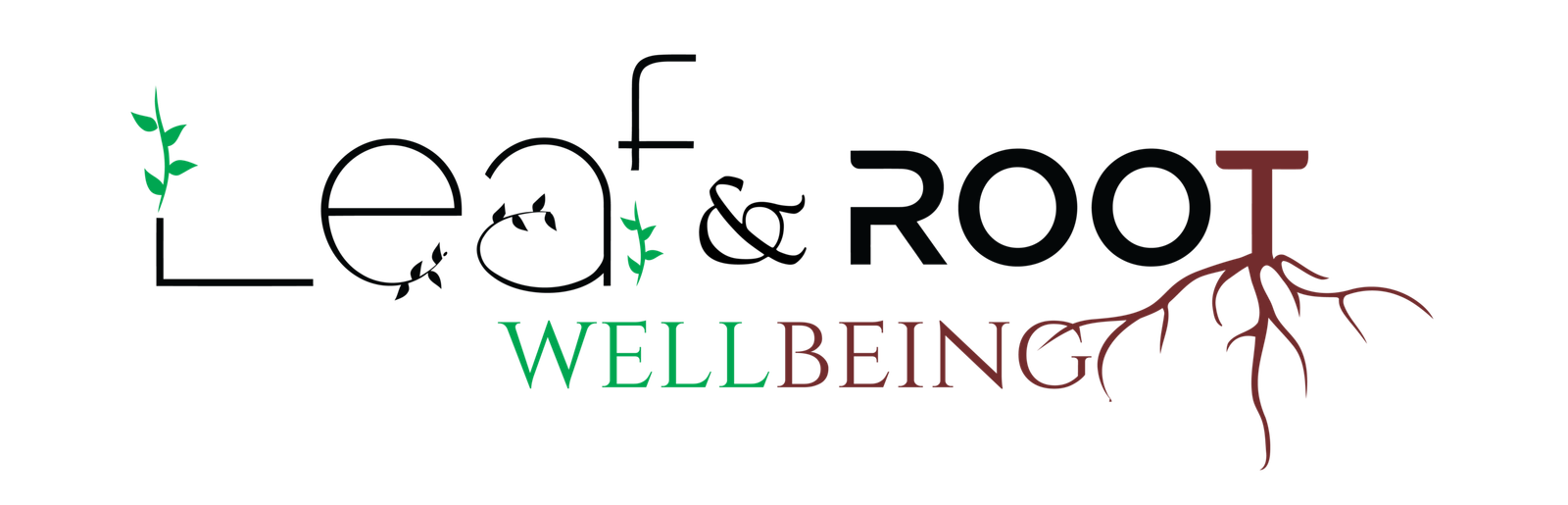 Leaf and Root Wellbeing Logo