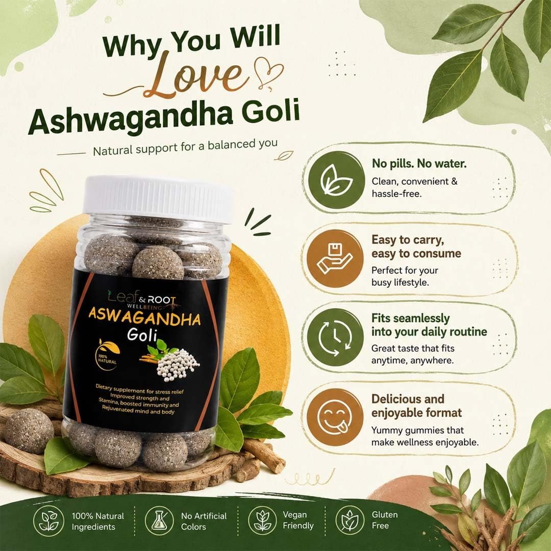 Ashwagandha Goli 100g | Hand-Binded Herbal Tablets product-ashwagandha-goli-image