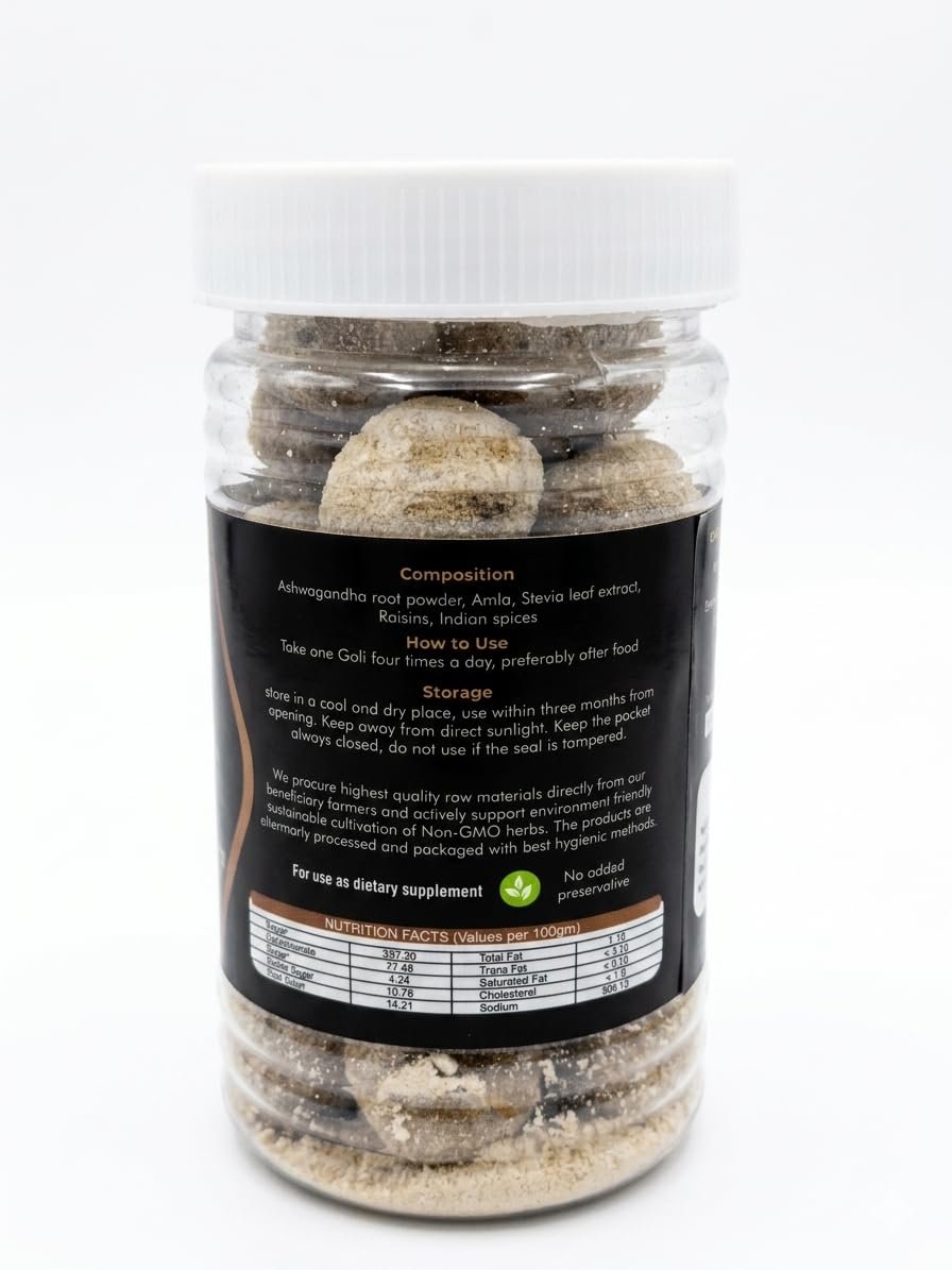 Ashwagandha Goli 100g | Hand-Binded Herbal Tablets product-ashwagandha-goli-image
